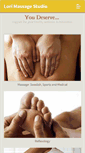 Mobile Screenshot of lorimassagestudio.com