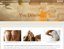 Tablet Screenshot of lorimassagestudio.com